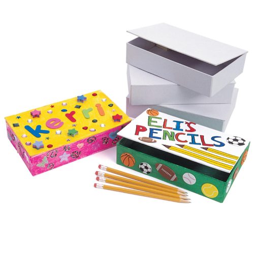 penbox æske af papmache pap til at male og dekorere til blyanter (1)