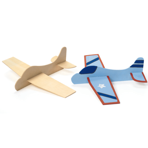 3d flyvemaskine af træ til børn
