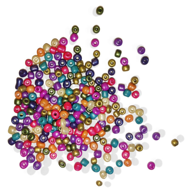 rocailles perler pastelfarvede pastel små perler (1)
